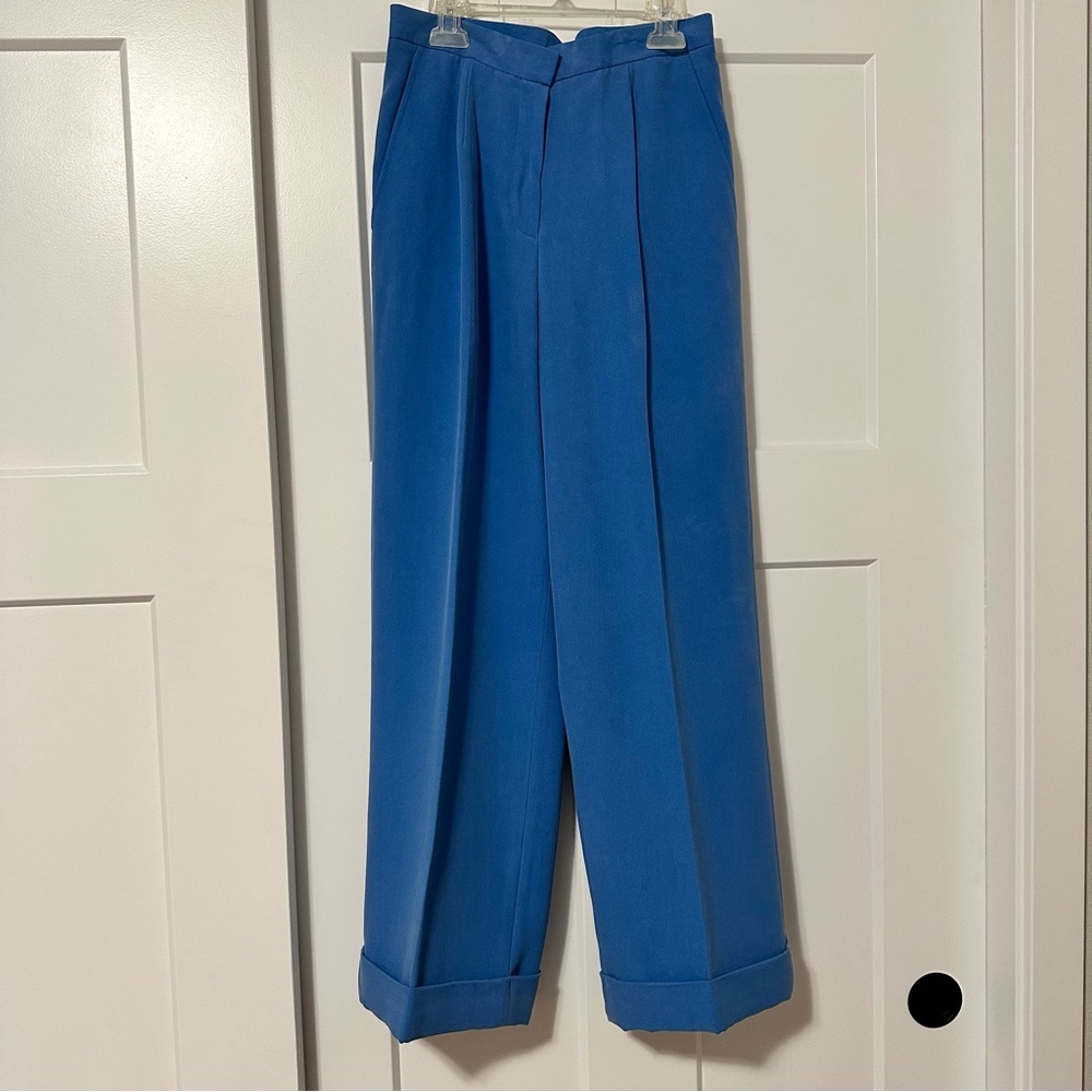NWT LAUREN Ralph Lauren pants 100% silk fully lined with 100% acetate size 4